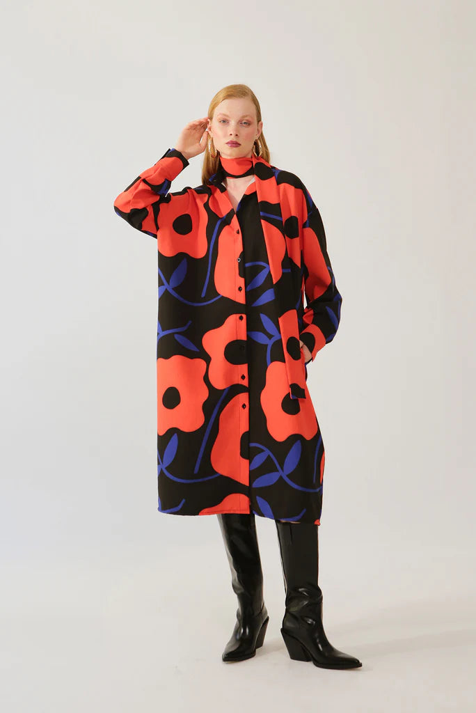 The Mao Dress - Blume