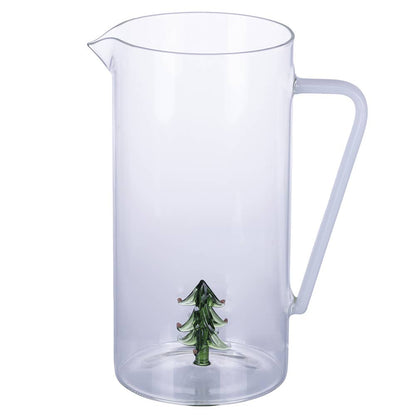 XMAS BOROSILICATE JUG 3D TREE 1.2L