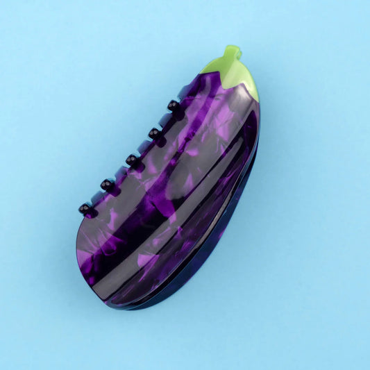 Eggplant Hair Claw