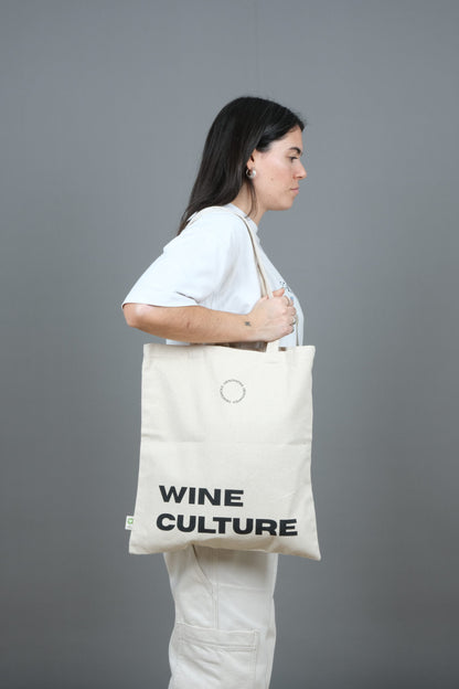 ”Wine Culture” Canva Tote Bag