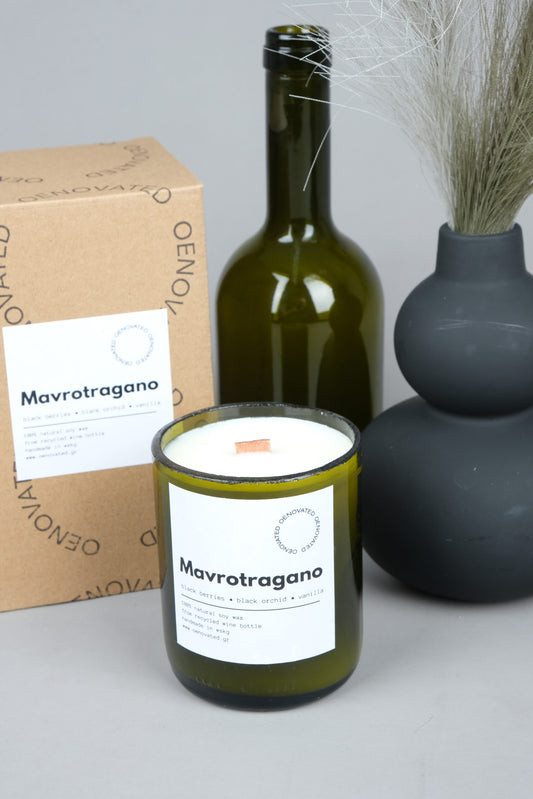 Mavrotragano Soy Wine-Candle