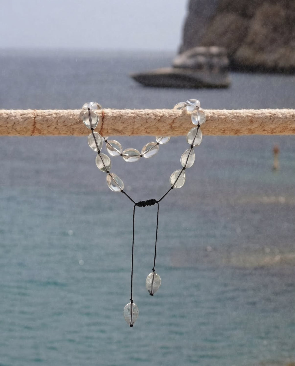 Melita Necklace - Black Cord