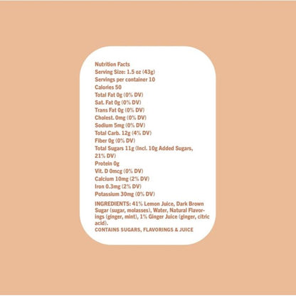 Ginger Mule Μη Αλκοολούχο Cocktail Mix 500ml