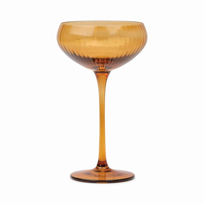 The Lou Coupe Glass, Σετ με 2 Amber ποτήρια 177 ml