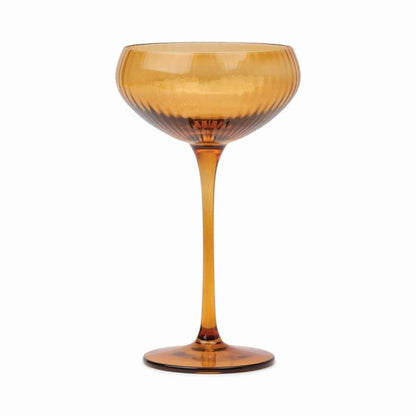The Lou Coupe Glass, Σετ με 2 Amber ποτήρια 177 ml