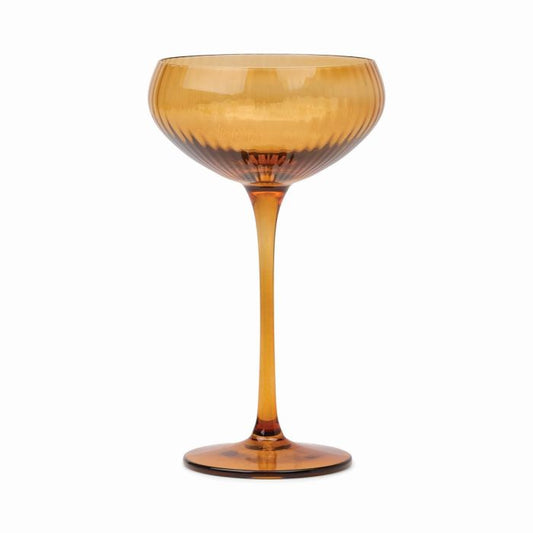 The Lou Coupe Glass, Σετ με 2 Amber ποτήρια 177 ml