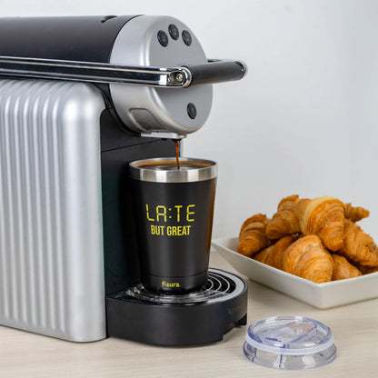 "Late But Great" Thermos Mug