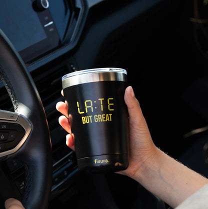 "Late But Great" Thermos Mug