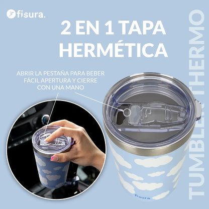 "Clouds" Thermos Mug