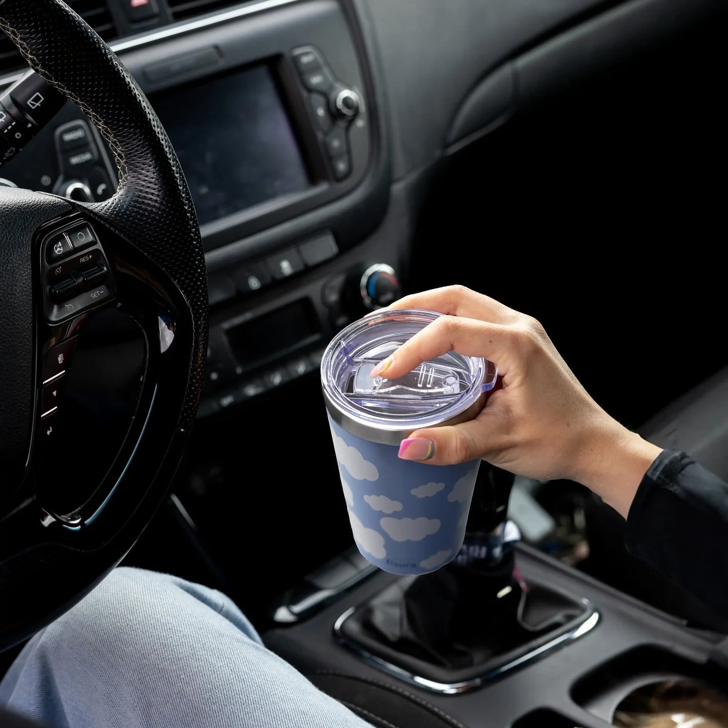 "Clouds" Thermos Mug