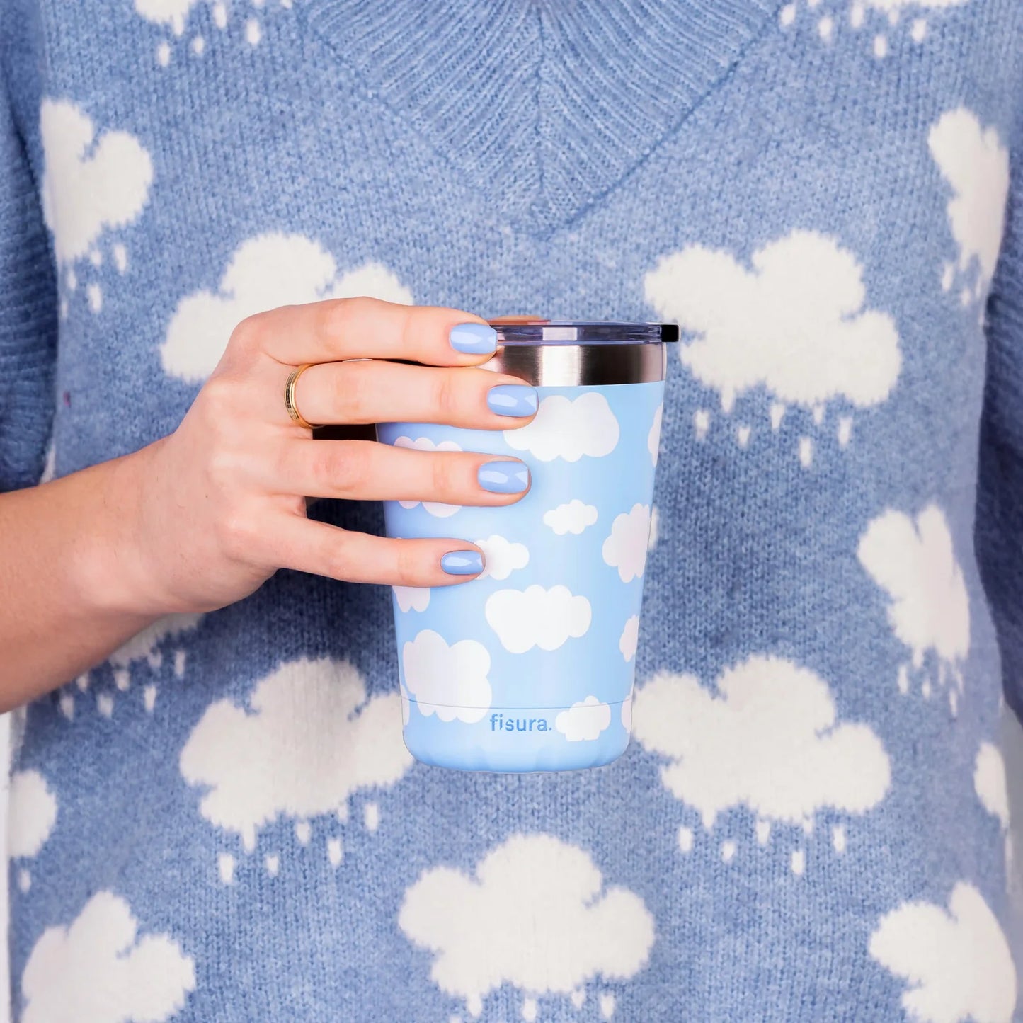 "Clouds" Thermos Mug
