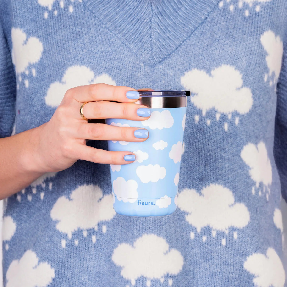 "Clouds" Thermos Mug