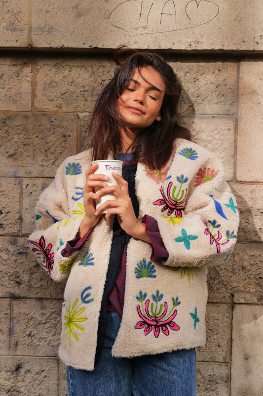 Embroidered Jacket - Sun