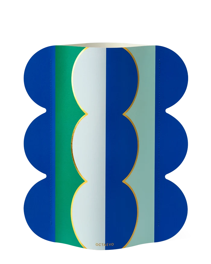 Riviera Wave Paper Vase
