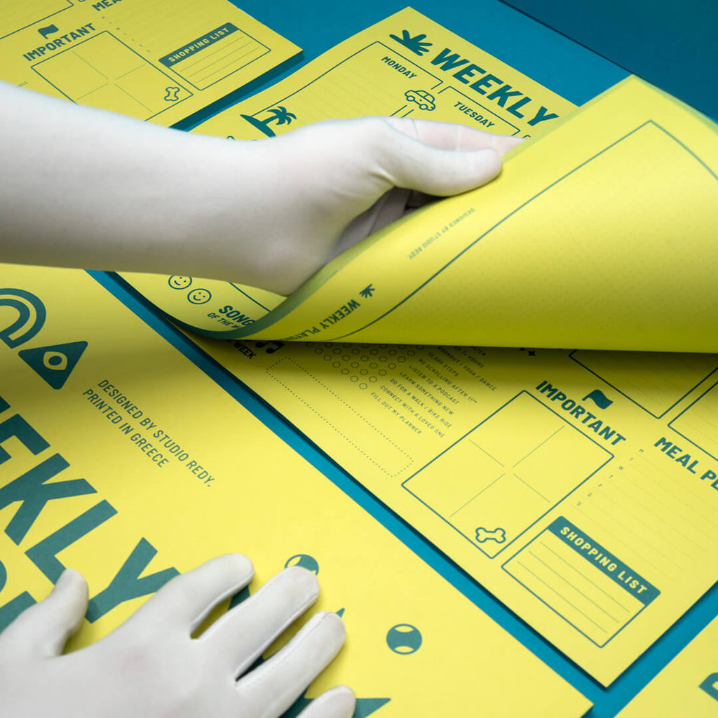 Weekly Playground Planner – Lime Yellow