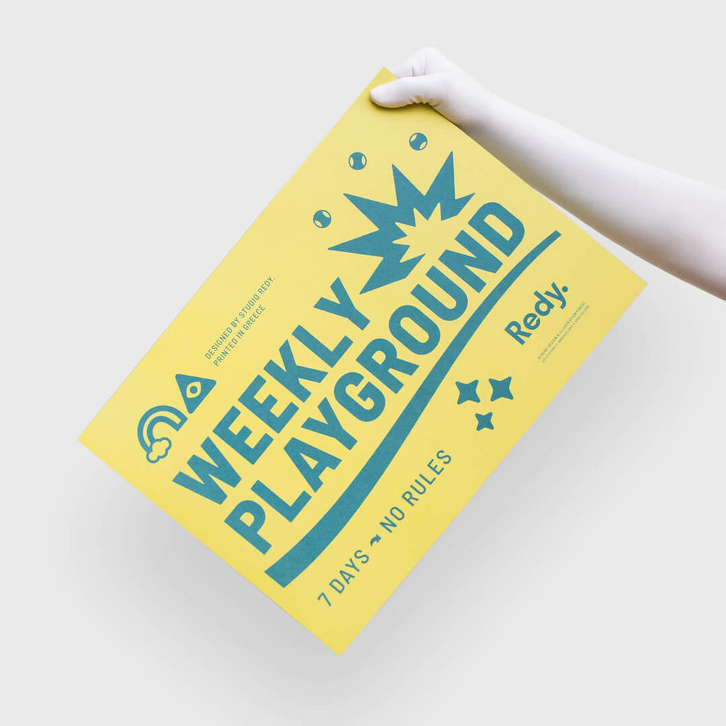 Weekly Playground Planner – Lime Yellow