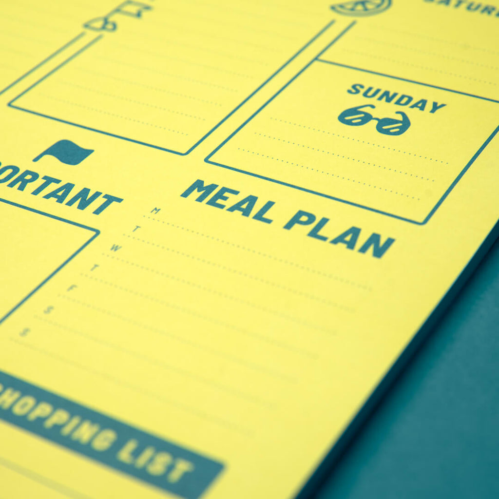 Weekly Playground Planner – Lime Yellow