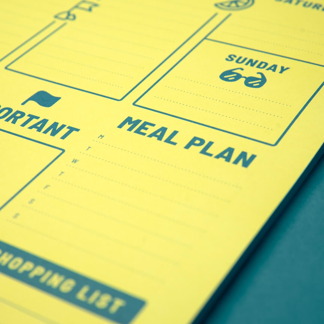 Weekly Playground Planner – Lime Yellow