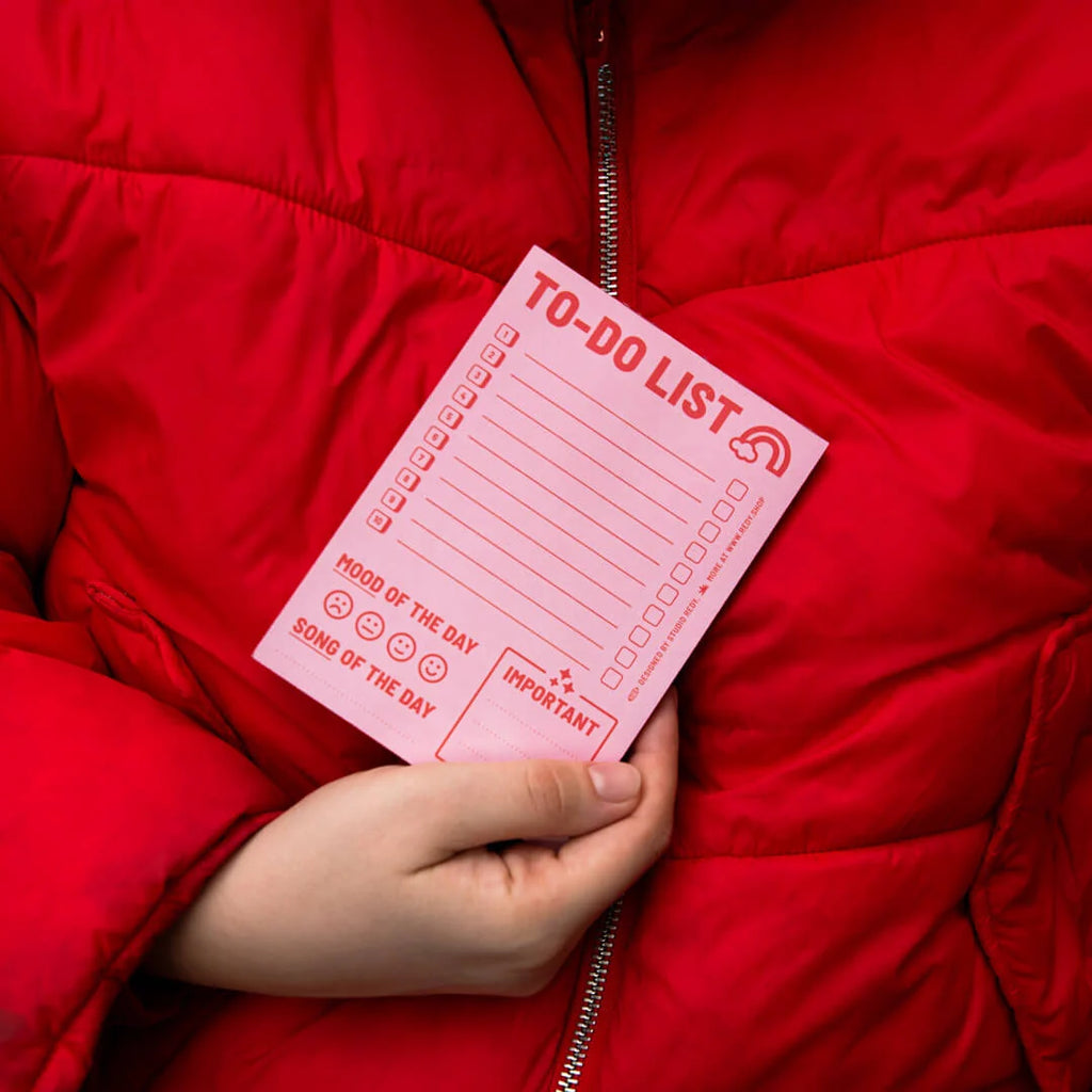 Playground To-Do List – Pink Red