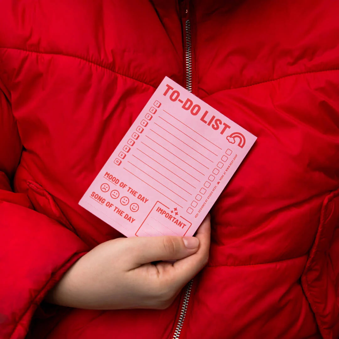Playground To-Do List – Pink Red