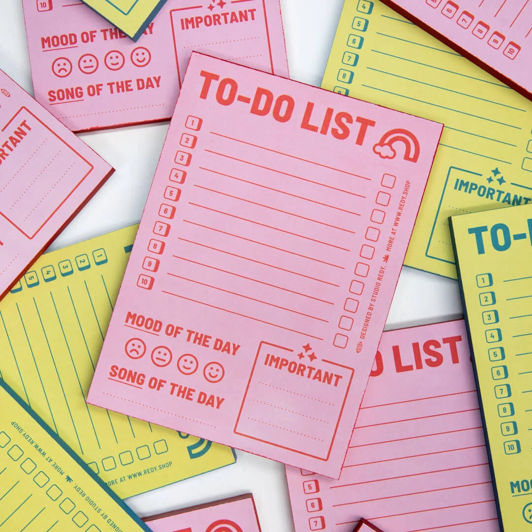 Playground To-Do List – Pink Red