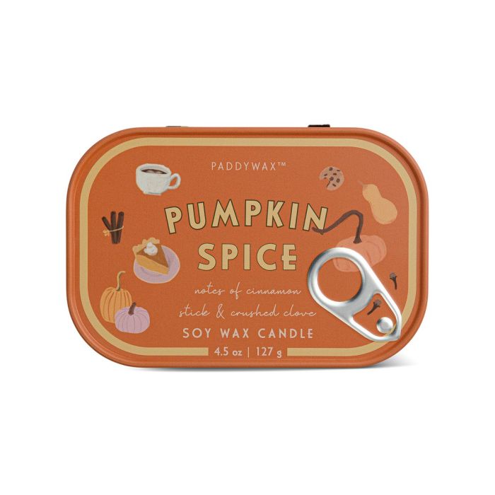 Pumpkin Spice Φυτικό Κερί σε Μεταλλικό Δοχείο - Bistro Pumpkin