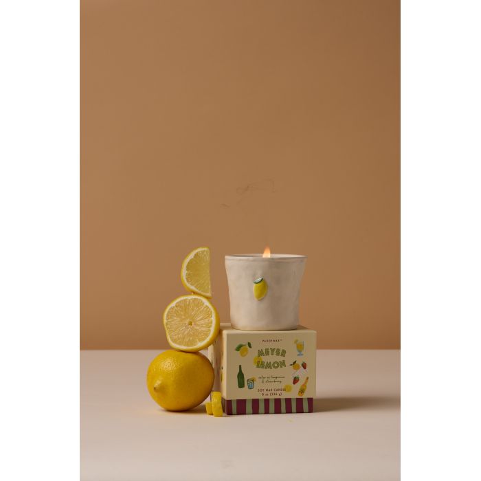 Meyer Lemon | Φυτικό Κερί σε Κεραμικό Δοχείο