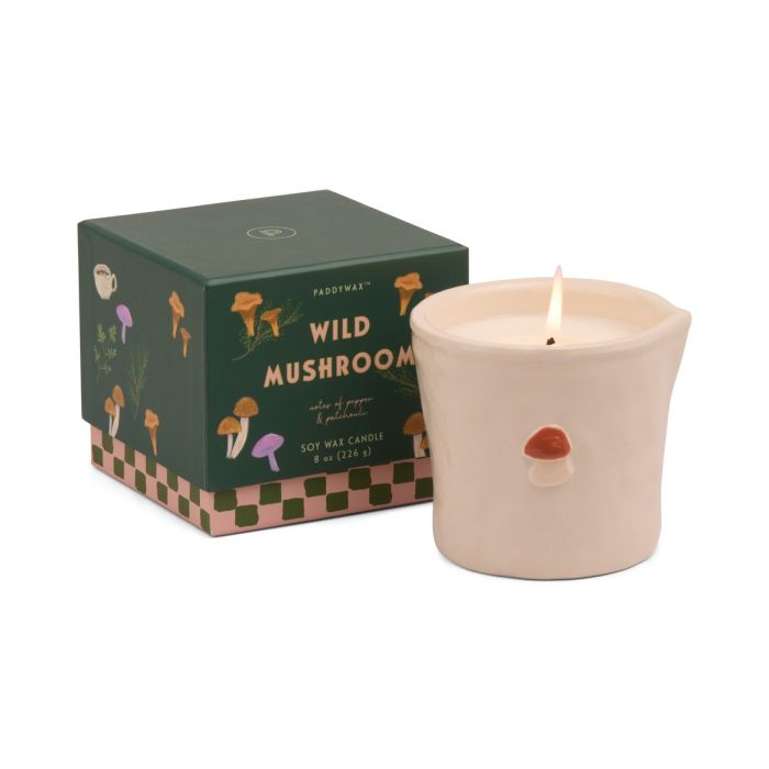 Wild Mushroom | Φυτικό Κερί σε Κεραμικό Δοχείο