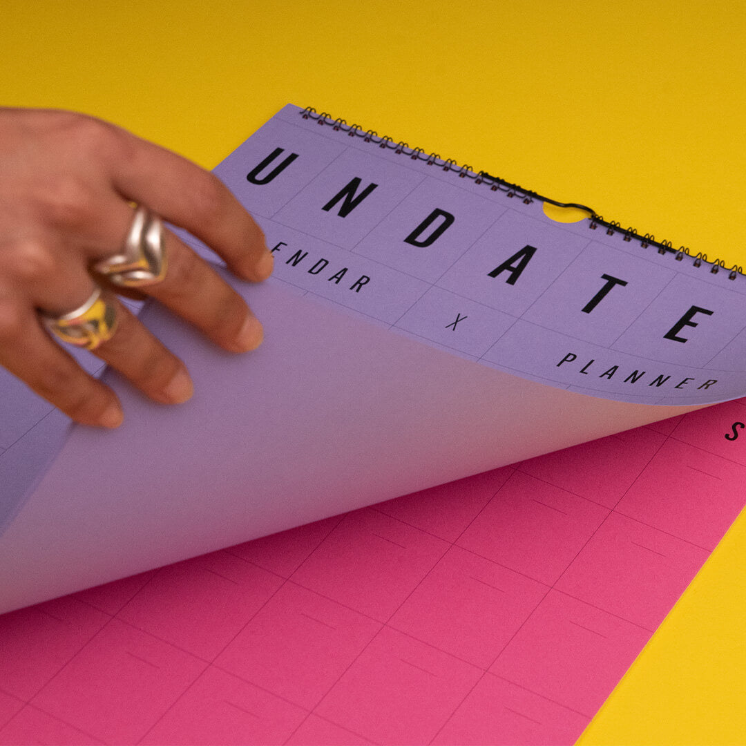 Undated Wall Calendar x Planner