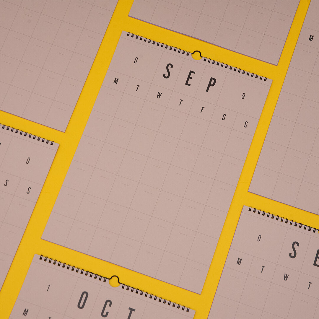 Undated Wall Calendar x Planner