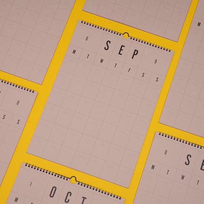 Undated Wall Calendar x Planner