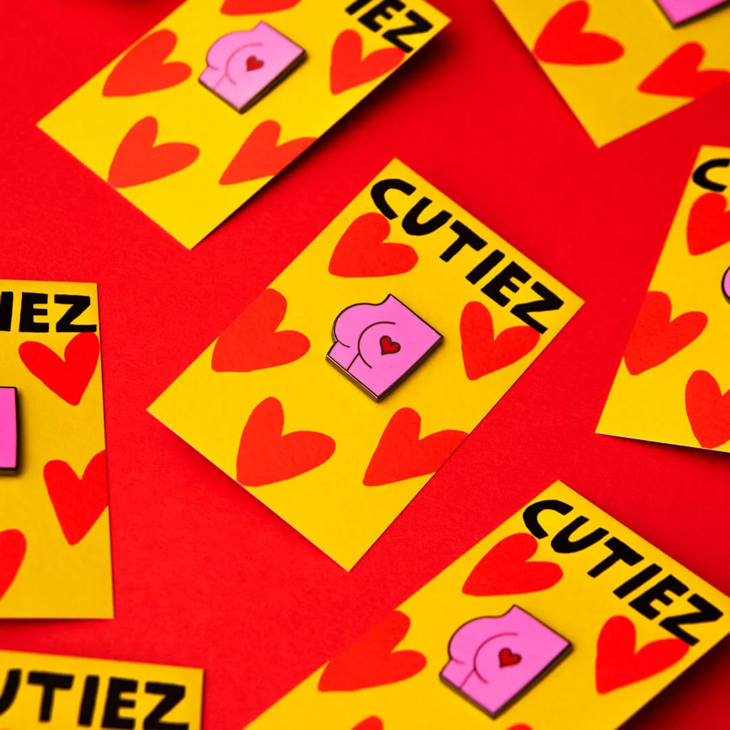 Cheeks Enamel Pin