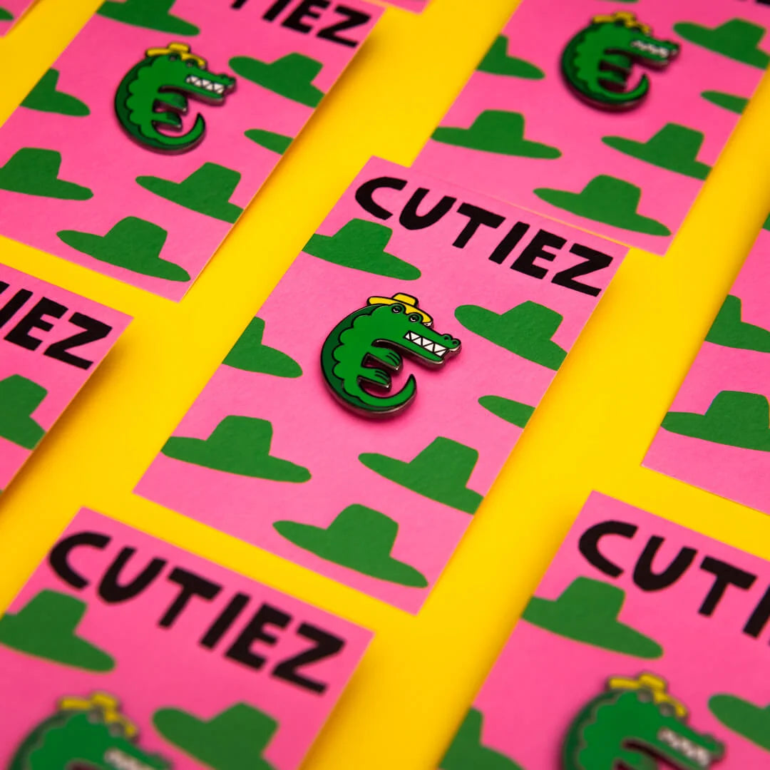 Croc Enamel Pin