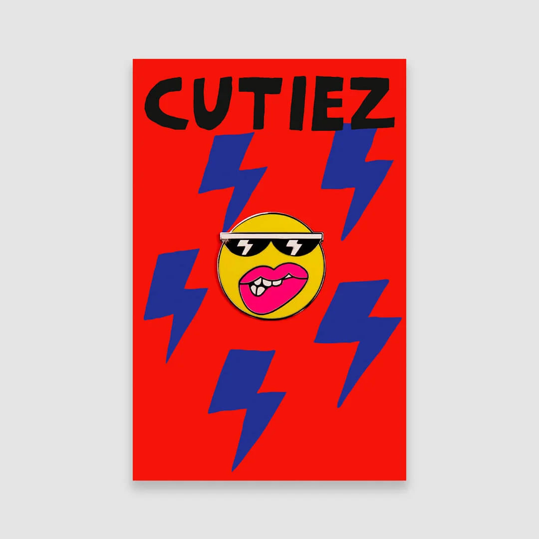 Flirty Enamel Pin