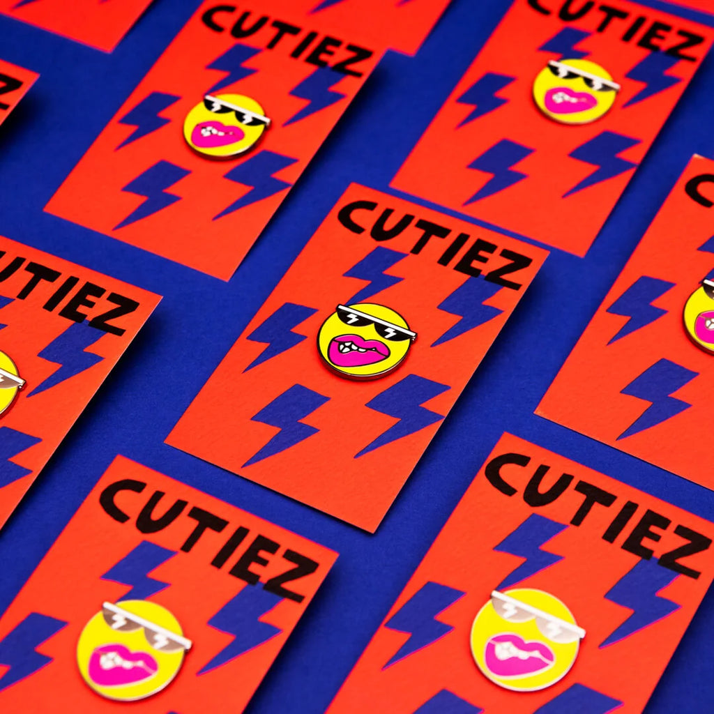 Flirty Enamel Pin