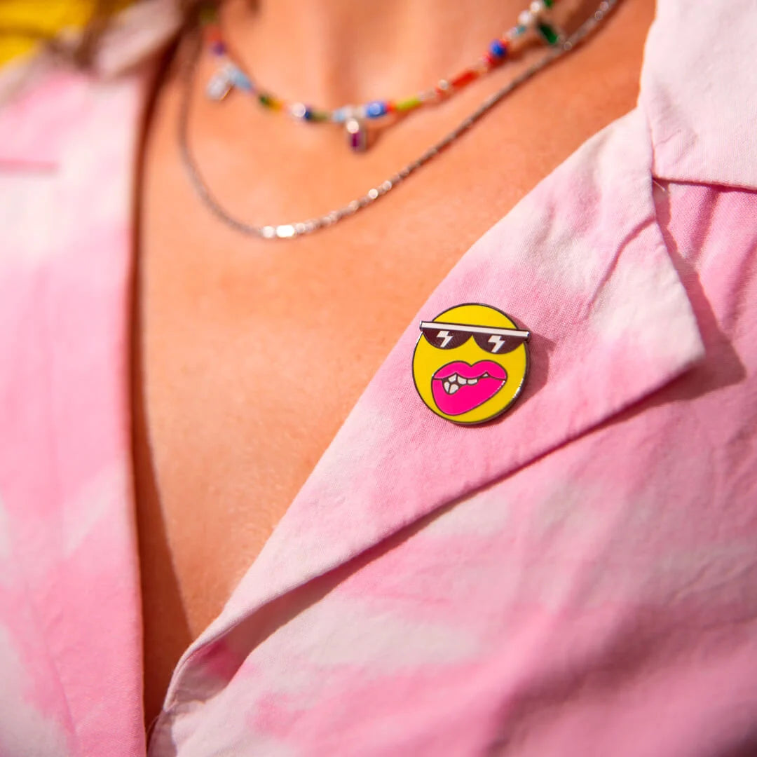 Flirty Enamel Pin