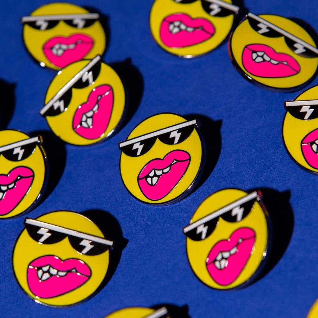Flirty Enamel Pin