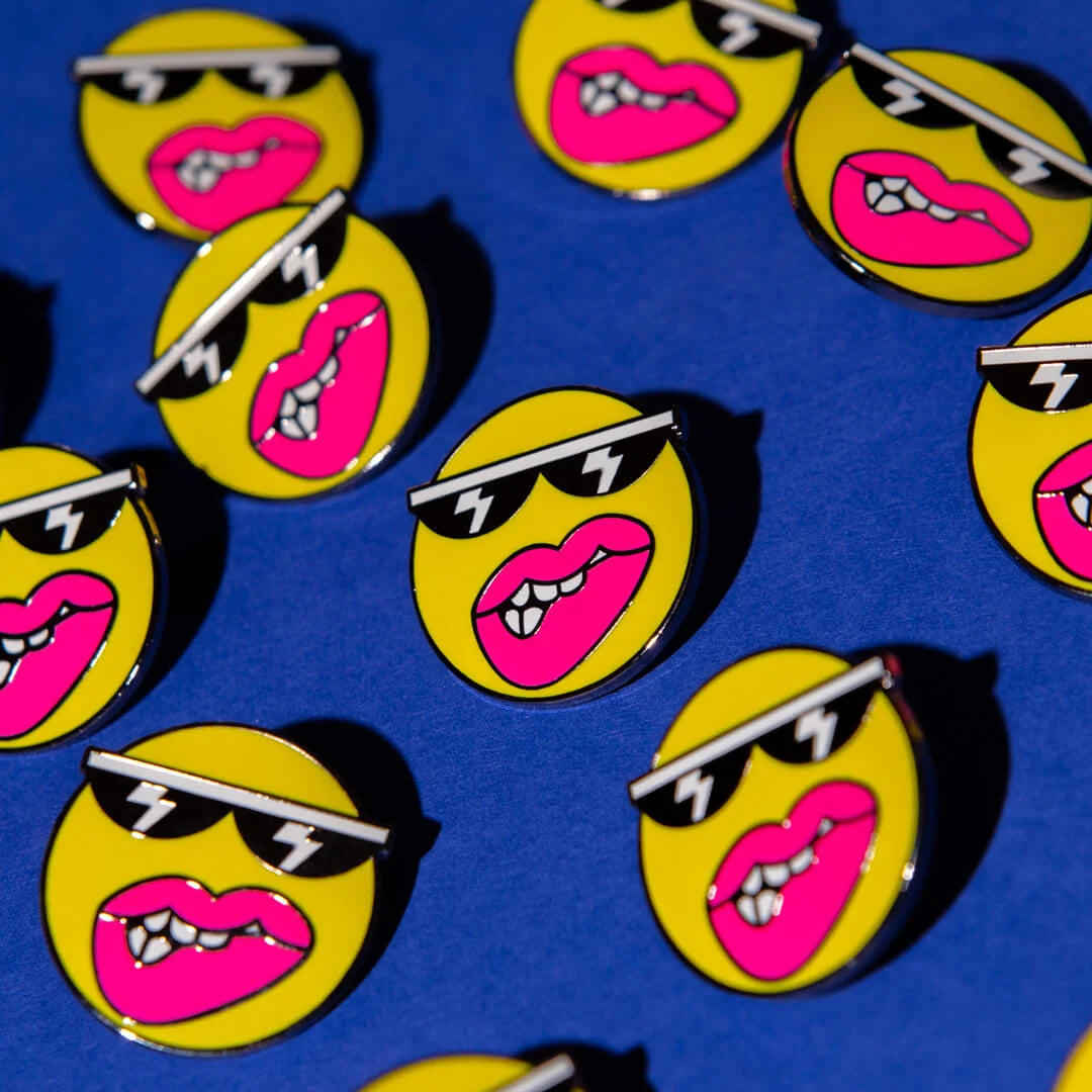 Flirty Enamel Pin