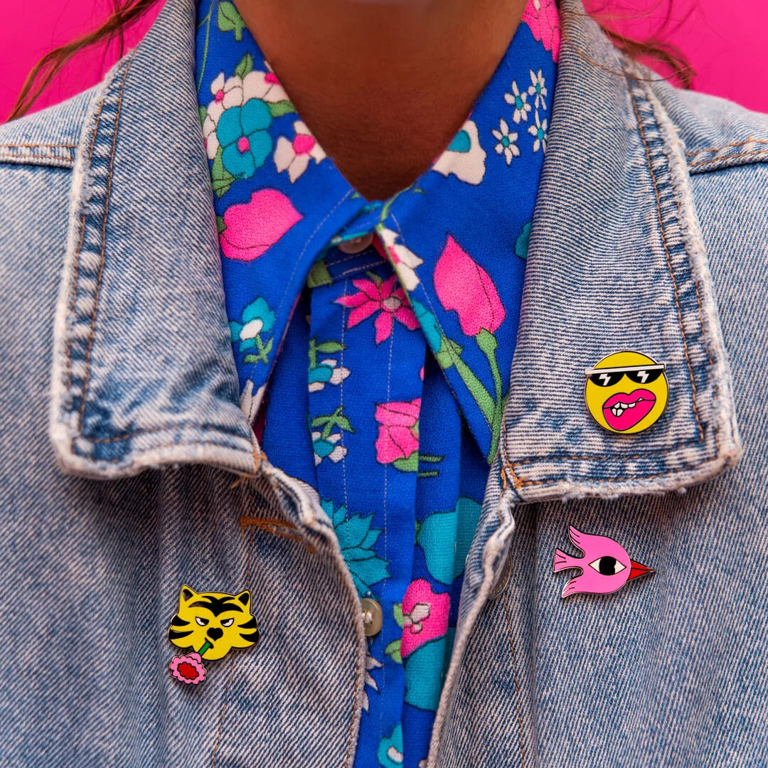 Flirty Enamel Pin