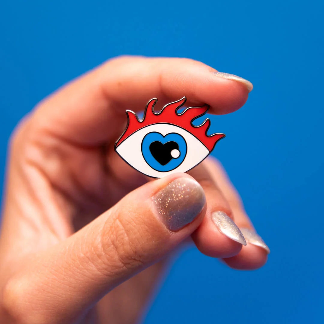 Love Eye Enamel Pin