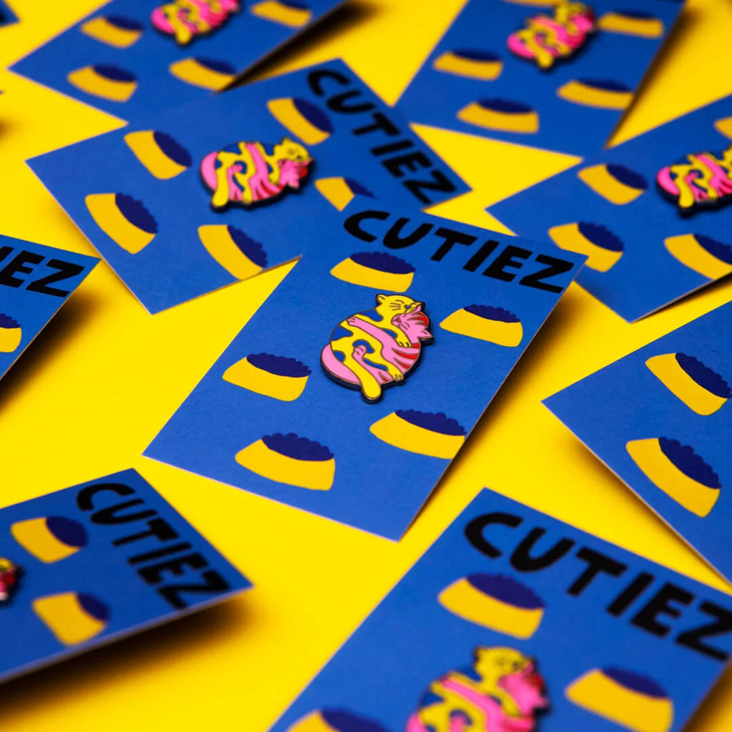 Kitties Enamel Pin