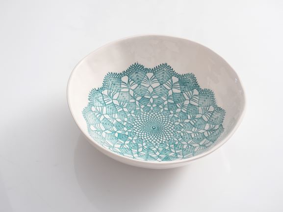 Granma’s salad bowl - Μεγάλη κεραμική σαλατιέρα