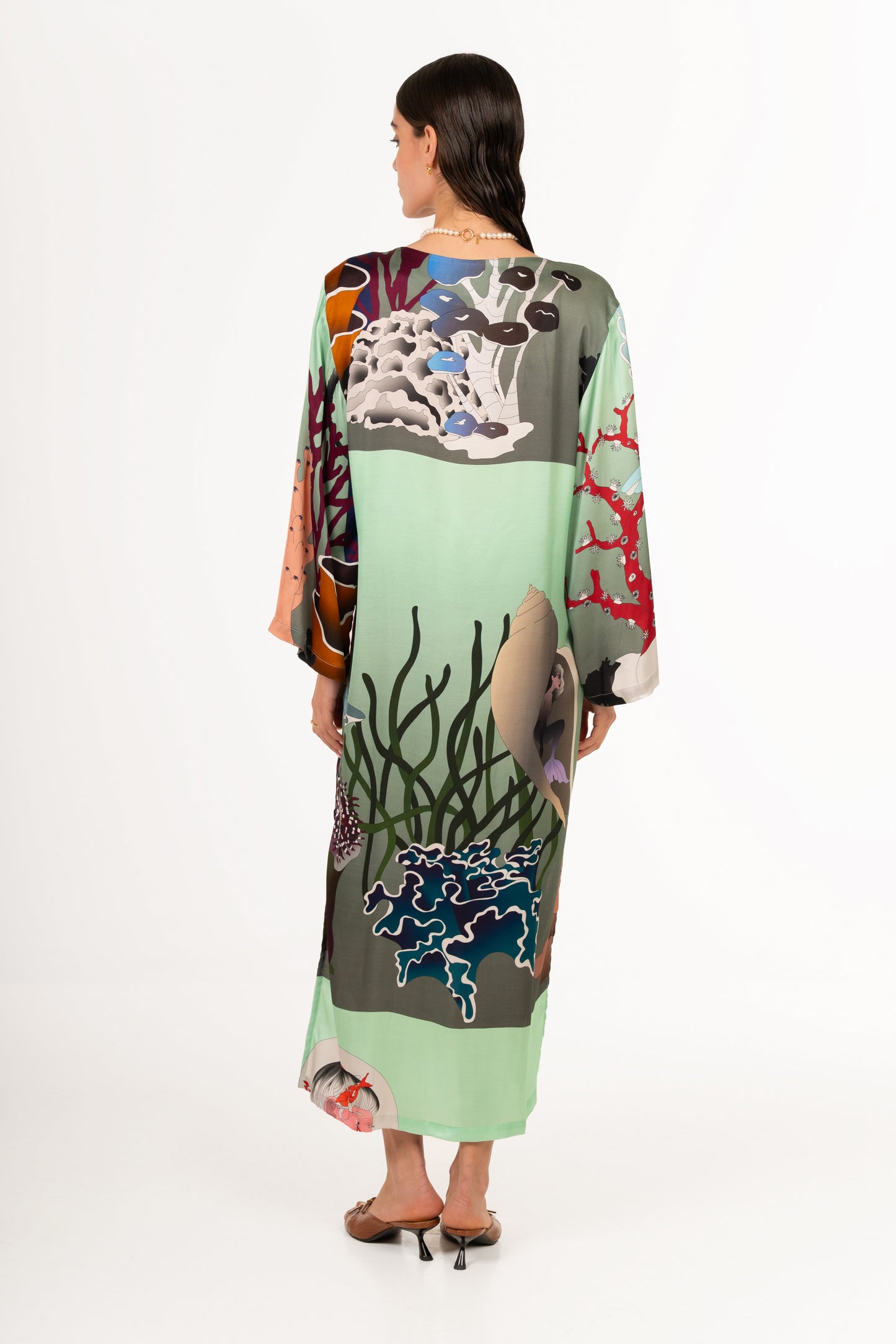 Urban seabed Mint Kimono