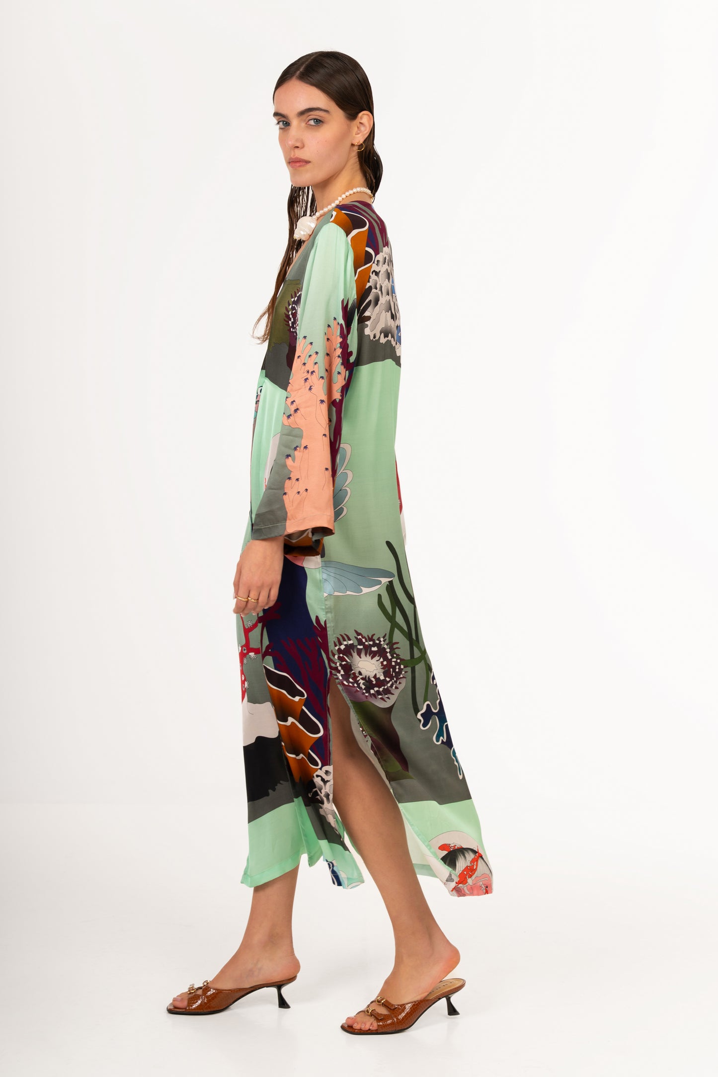 Urban seabed Mint Kimono