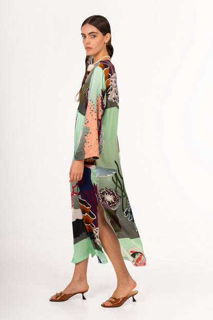 Urban seabed Mint Kimono