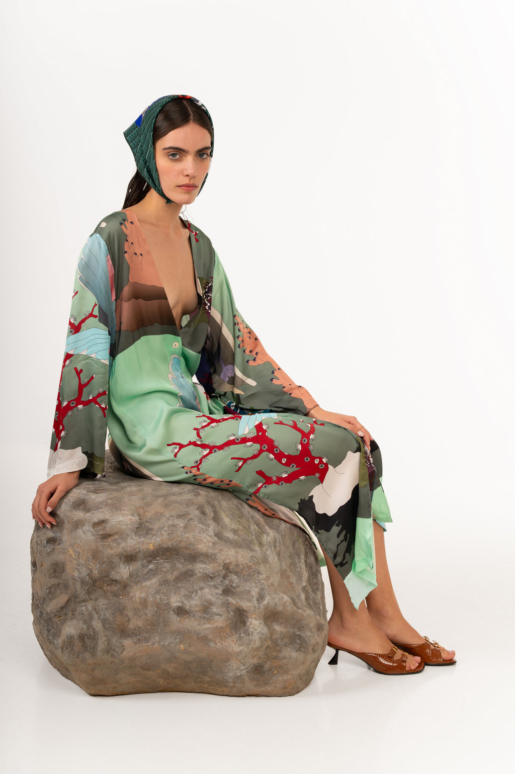 Urban seabed Mint Kimono