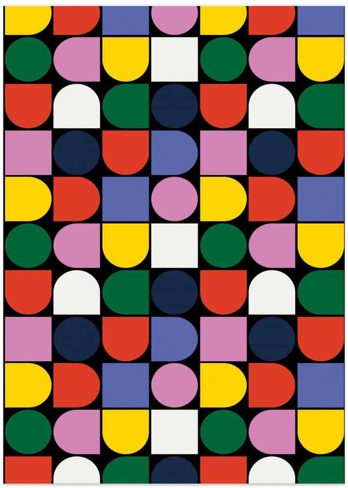 Geometric Symphony Art Print