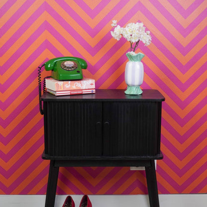 Vase -Flower Vase Toffee Candy  - Mint/Lilac - 9,5x9,5x21cm