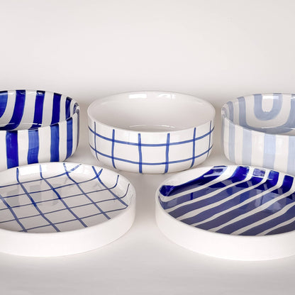 Bowl Stripes - sea blue