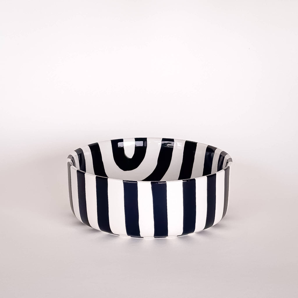 Bowl Stripes - volcano black